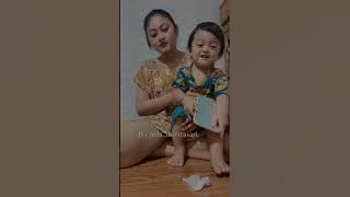 MALAM, SAPA DONG BUNDA NELA NOVITA, SEGAR BANGET ABIS MANDI, KALI INI DUDUK NYANTAI SAMBIL BERHIAS