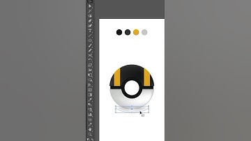 Designing a Pokémon Ball in Adobe Illustrator (2024)l#logo #logos #icon #design #designer