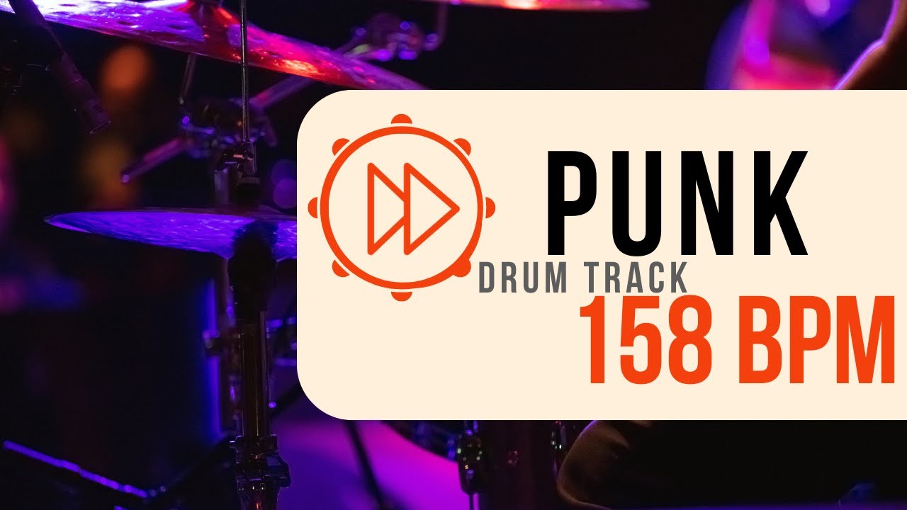 158 BPM | Pop Punk Drum Track | Backing Track (#17)