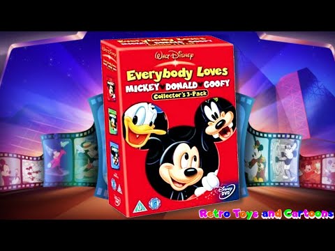 Mickey Mouse Everybody Loves Mickey Donald Goofy DVD VHS Commercial Retro Toys And Cartoons 
