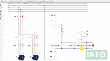 Mô phỏng mạch chạy luân phiên 2 động cơ 3 pha trên phần mềm Cade Simu V4.0 xịn xò