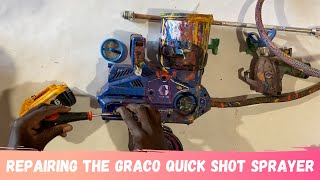 Graco Ultra QuickShot Airless Sprayer  Troubleshooting & Repairing