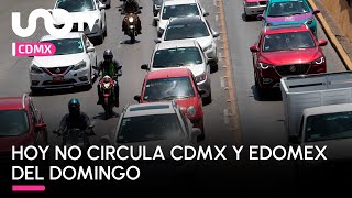 ¿Hay Hoy No Circula el domingo? ¿Cómo aplica el programa el fin de semana?