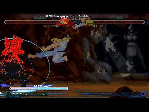 Fightcade 👊 Street Fighter Alpha 2 👊🏽 [LND]Blackjugger 🇧🇷 Vs Sueliton. 🇧🇷