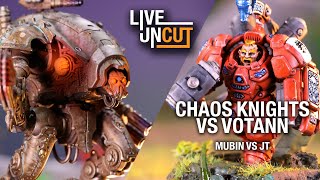 Votann vs Chaos Knights: 40k Live and Uncut Battle!