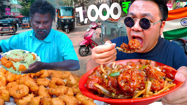 $50 CHALLENGE INDIAN Street Food in MUMBAI