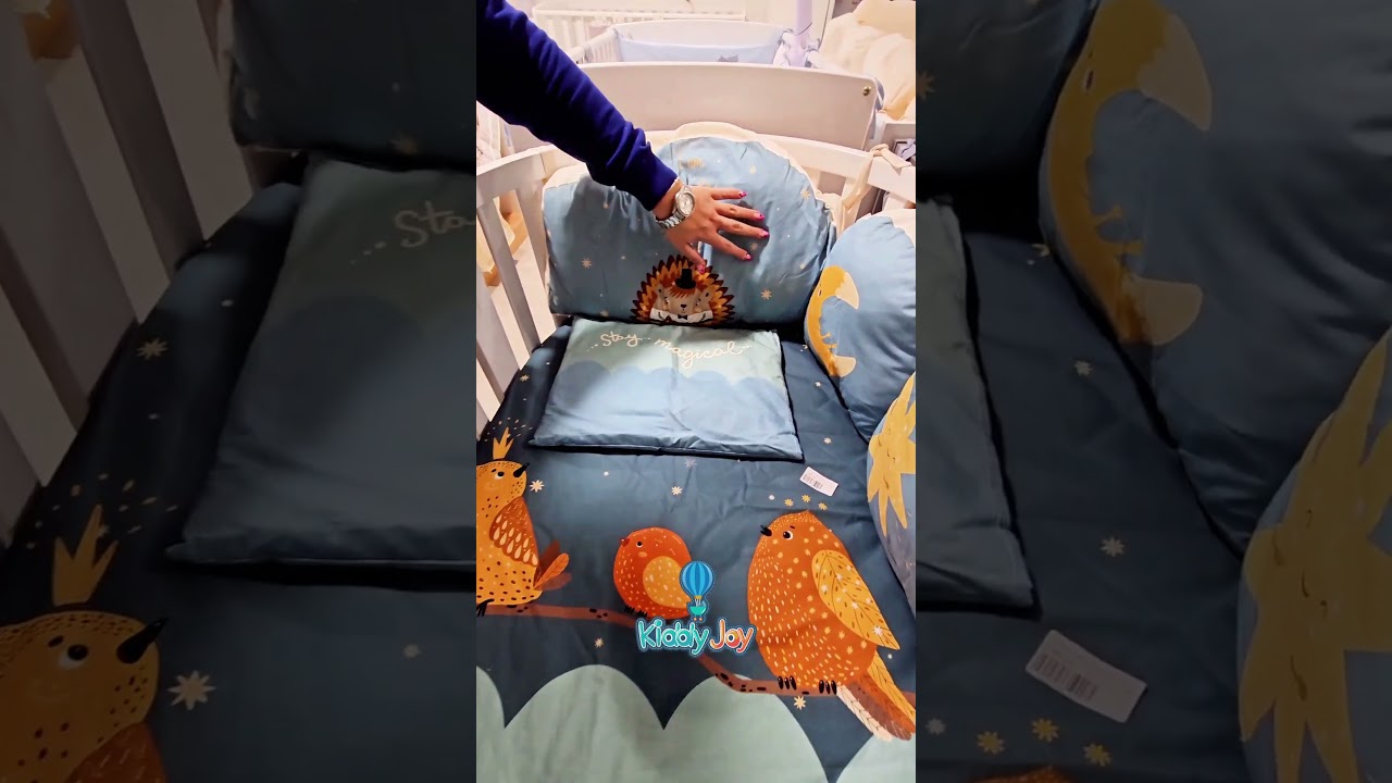 STEFAN svetleća posteljina za bebe sa ogradicom - stay magical - Kiddy Joy. 