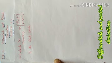 #12Thstd Maths#Chapter: Differentials and partial derivatives