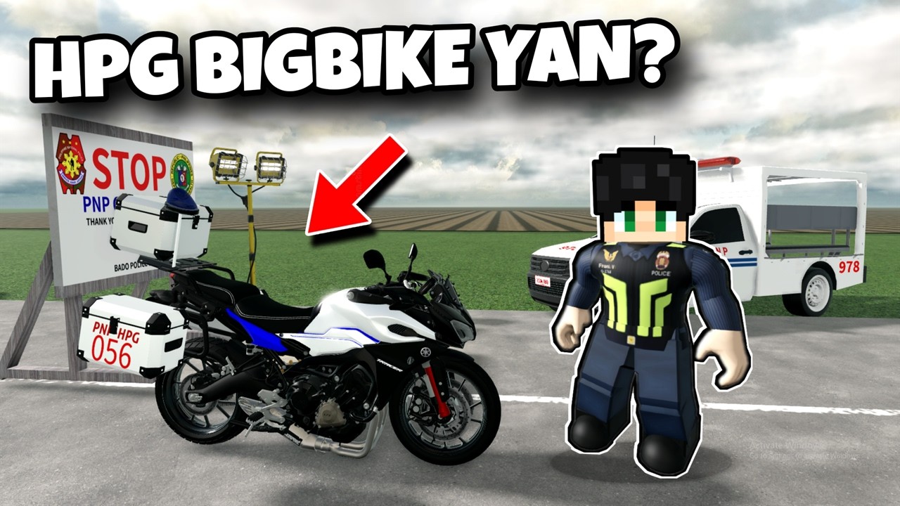 NAG BIG BIKE PULIS at HPG CHECKPOINT KAMI Para sa PASAWAY at KAMOTE sa ROBLOX