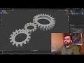 Animating gears and talking about Blender
