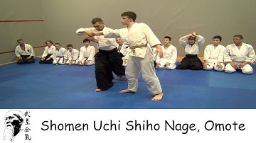 Shomen Uchi Shiho-nage, Omote - Ki no nagare