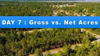 Gross vs. Net Acres: Why 1 Acre Isn't Always 1 Acre | Land Investing 101 (Day 7)