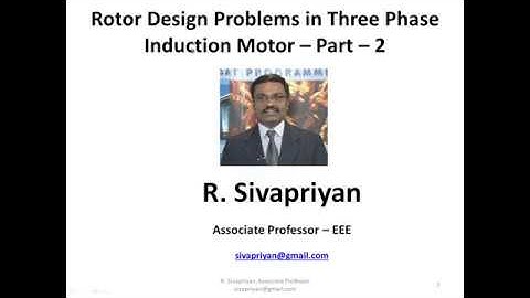 Slip Ring Rotor Design Problem
