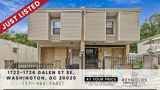1722-1726 Galen St SE | Multi-Family Property for Sale in Historic Anacostia | Must See
