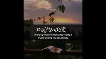 شيخ سعد الغامدي_ حالات واتس اب دينية_ سورة التوبة_ براءة من الله ورسوله.....