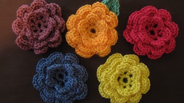 How to crochet a flower, part 1
