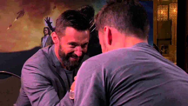 Hugh Jackman Vs. Dave Thornton: Arm Wrestle