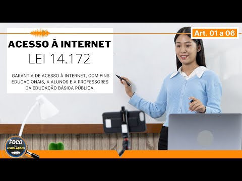 LEI 14.172 |ACESSO À INTERNET, COM FINS EDUCACIONAIS, A ALUNOS E PROFESSORES EDUCAÇÃO BÁSICA PÚBLICA