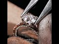 1 Carat Decagon Diamond on a custom 18k Ring Setting