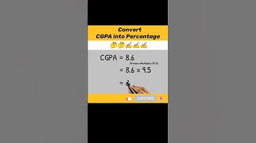 Convert CGPA to Percentage #basicmaths #youtubeshorts #mathstricks #percentagebasedquestions