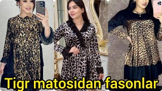 Tigr matosidan koylak fasonlar modellari Тигр матосидан койлак фасонлар янгилари бахо беринг