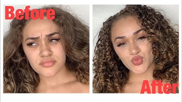 CURLY HAIR ROUTINE 2019 || AmarillysK