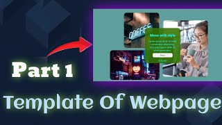 Webpage Template (part1)Make a Website With Html Css Javascript|Website Designproject javascript