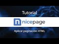 Tour nicepage  paginacin html en nicepage  lgallp