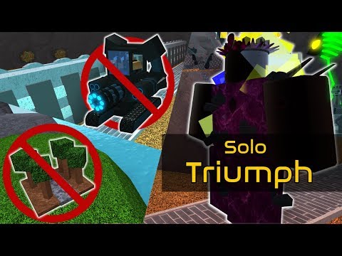 Solo Triumph No Zeds No Farms Tower Battles Roblox Youtube - youtube roblox tower battles triumph solo