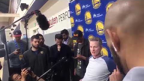 Twitch live: Last 12 mins of Steve Kerr exit interview, day after Game 6 of 2019 NBA Finals