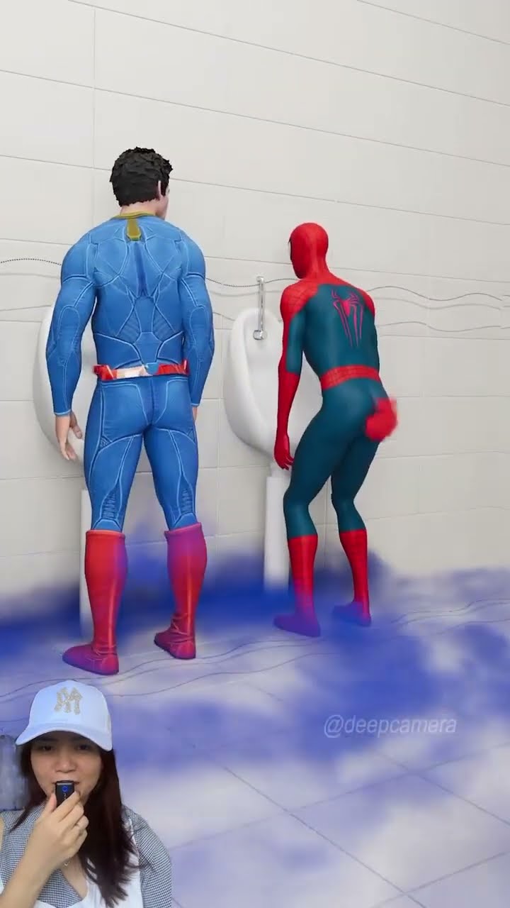 BATMAN VS SUPERMAN VS SPIDERMAN BAGUS MANA ⁉️#shorts #dubbing #dubbing