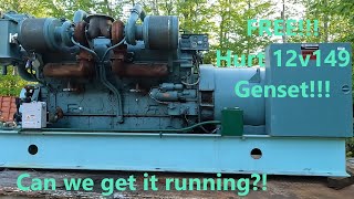 Another FREE genset!!! MONSTER 12v149 Will it start?