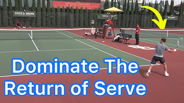 Dominate With Your Return Of Serve (Tennis Tips That Help You Break Serve)