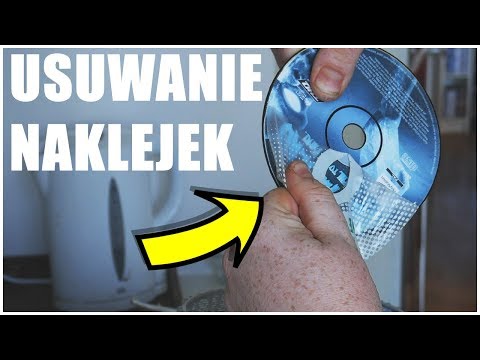 Jak usunąć naklejki z płyty CD ?