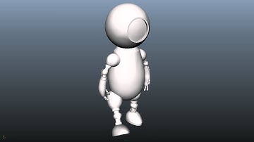 3D Animation-Robot Walk Sequence