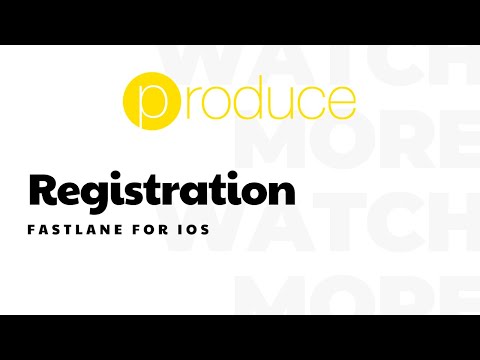 #2: Fastlane for iOS | Install Fastlane | Register app with Fastlane Produce