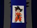 Drawing gokuart by naghma drawing art anime shorts youtubeshorts artist on youtube