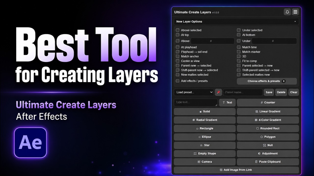 Ultimate Create Layers full tutorial video