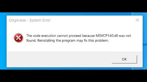 Fix Origin System errors: The code execution… MVCP140.DLL or VCRUNTIME140.DLL was not found