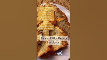 Thumbnail of Homemade “Banana Nut Pound Cake.” I do not own the rights to this music)