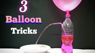 3 Awesome balloon tricks | balloon science experiments | balloon tricks | abhidhaulani | #science