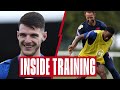 Declan Rice King of Shooting Drills 👑 & Coaches v Players | Inside Training | England