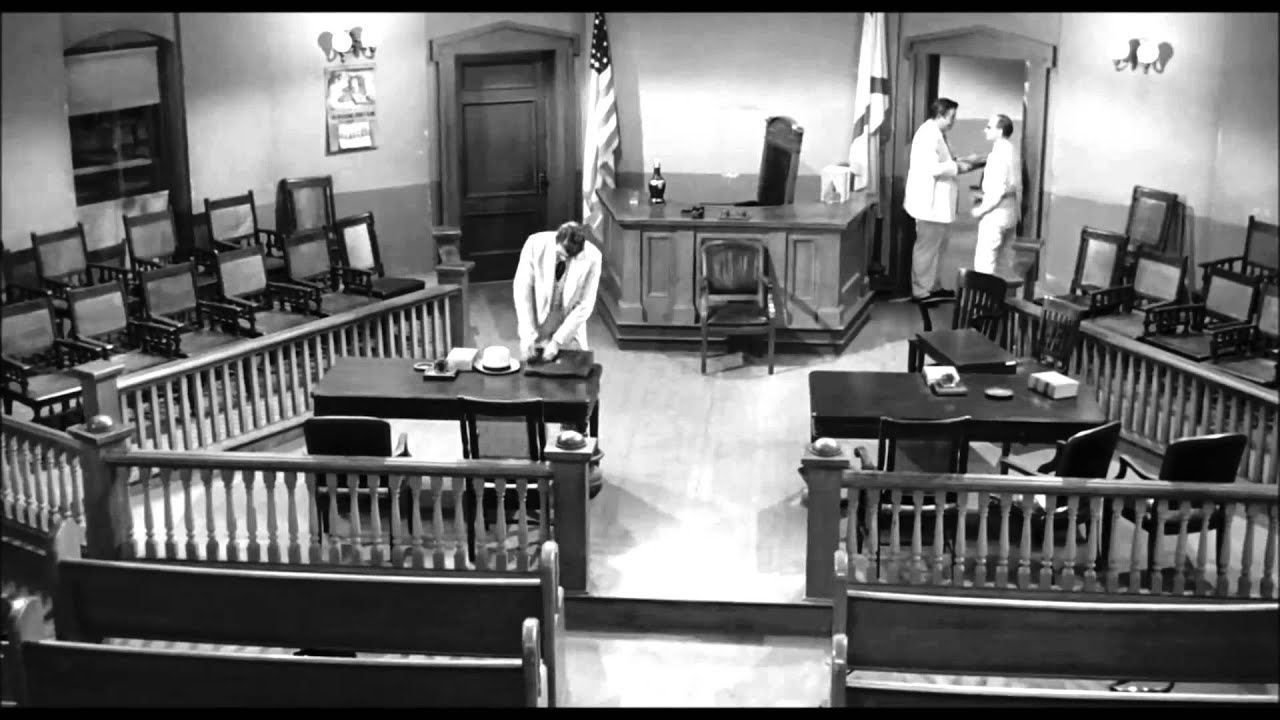 Atticus Finch Walks Out Of The Court After Tom Robinson Is Found Guilty