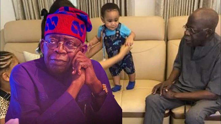 President Tinubu Spotted Spending Time With Grand Children