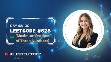 Maximum Product of Three Numbers | Leetcode #628 | Java | Easy Solution