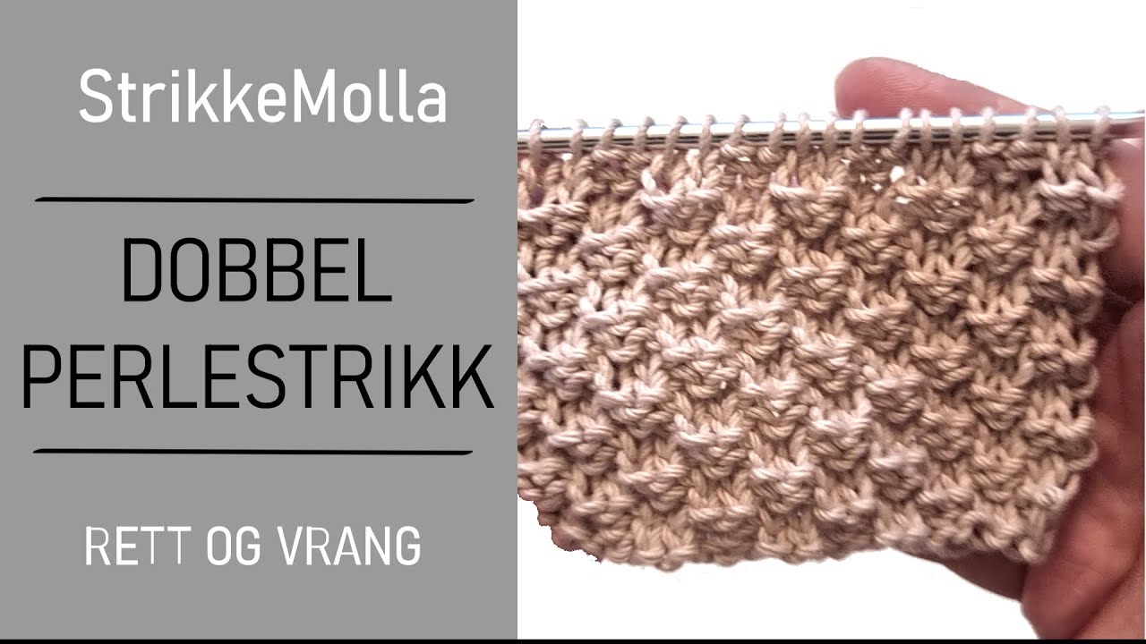 Dobbel perlestrikk