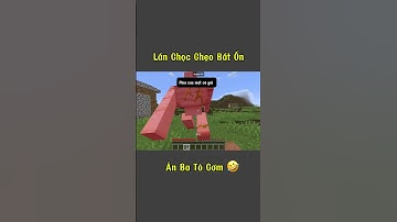 Lần Chọc Ghẹo Bất Ổn Cô Nàng Golem Trong Minecraft 🤣 #shorts