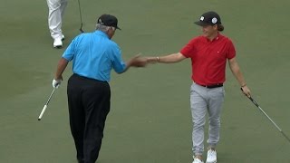 Daniel Trevino drops in a 55-footer at PNC Father/Son - YouTube