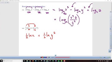 Alg2 Chapter 6-5b Properties of Logarithms - Lesson Video 1