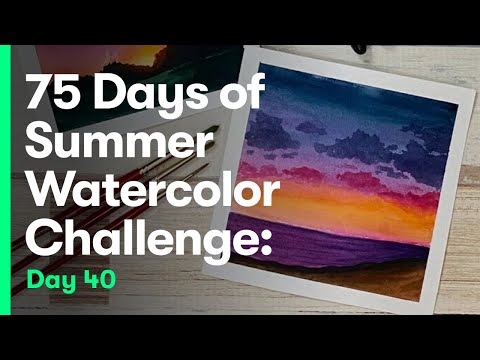 75 Days of Summer Watercolor Challenge: Day 40